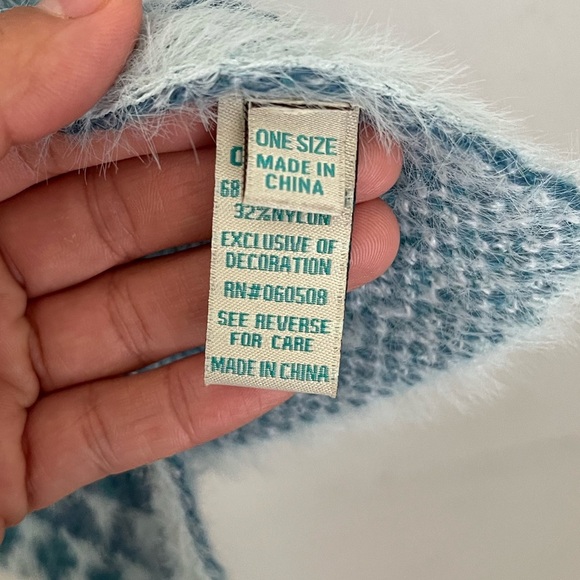 NWT Rockin’C Geometric Patterned Poncho Aztec Tribal - Picture 2 of 6